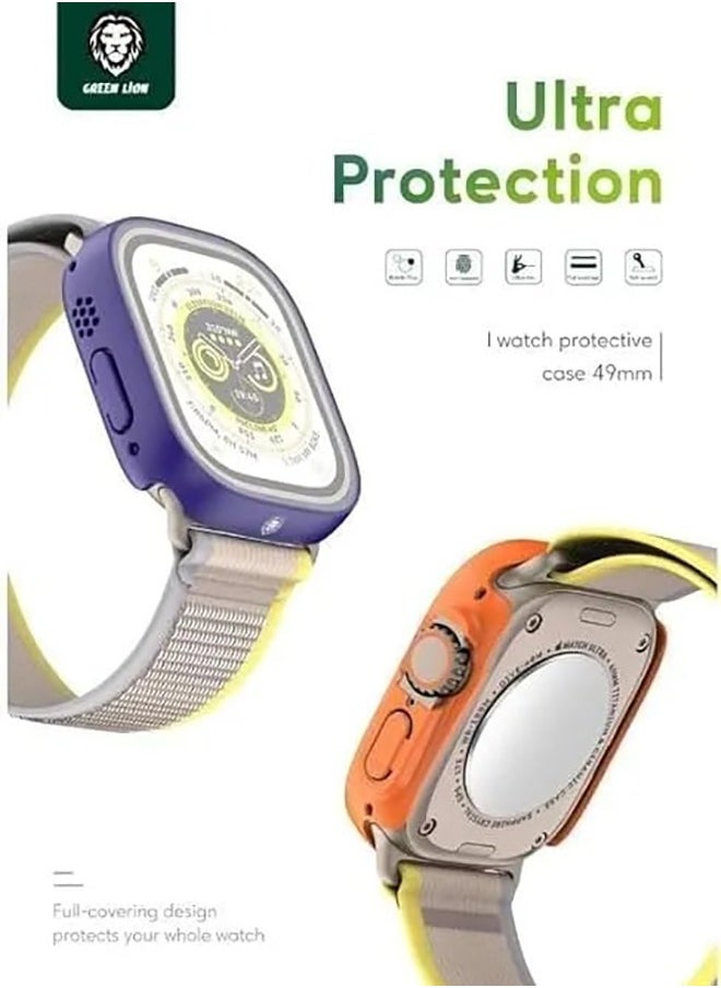 GREEN LION Ultra Series Guard Pro Case for Apple Watch 49mm-Purple  - Image 3