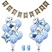 Makarios God Bless Banner Baptism Decorations Boy Confirmation First Communion Cross Balloons Baby Shower - Image 3