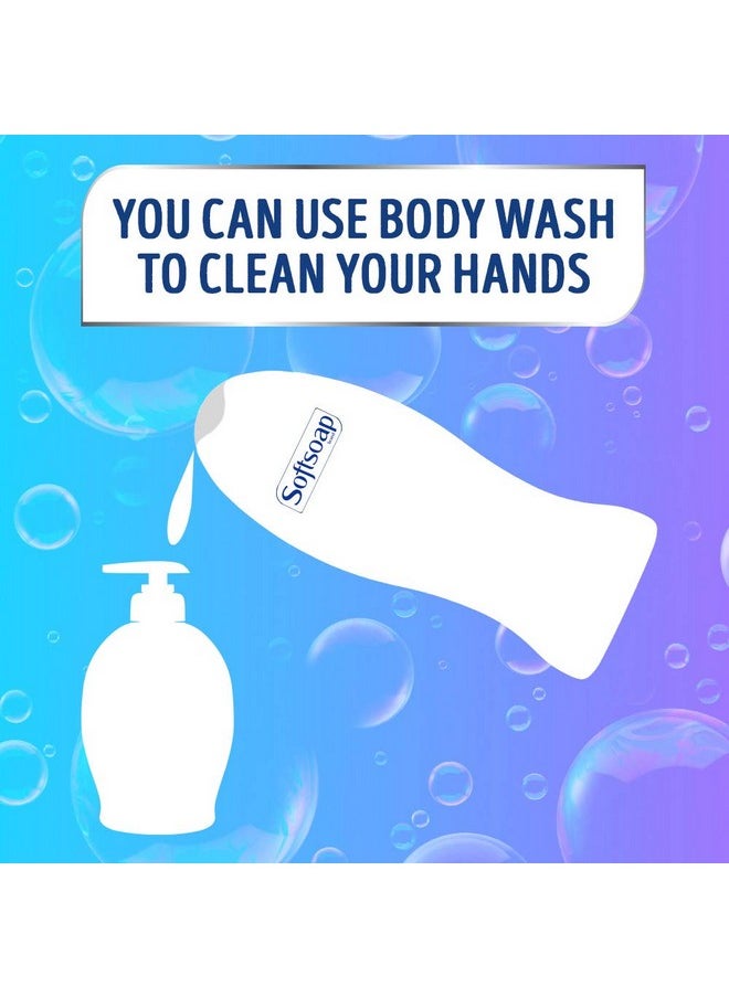 Softsoap - Oftsoap Moisturizing Body Wash Vanilla And Jojoba Oil 20 Fluid Ounce (4 Pack) - Image 1