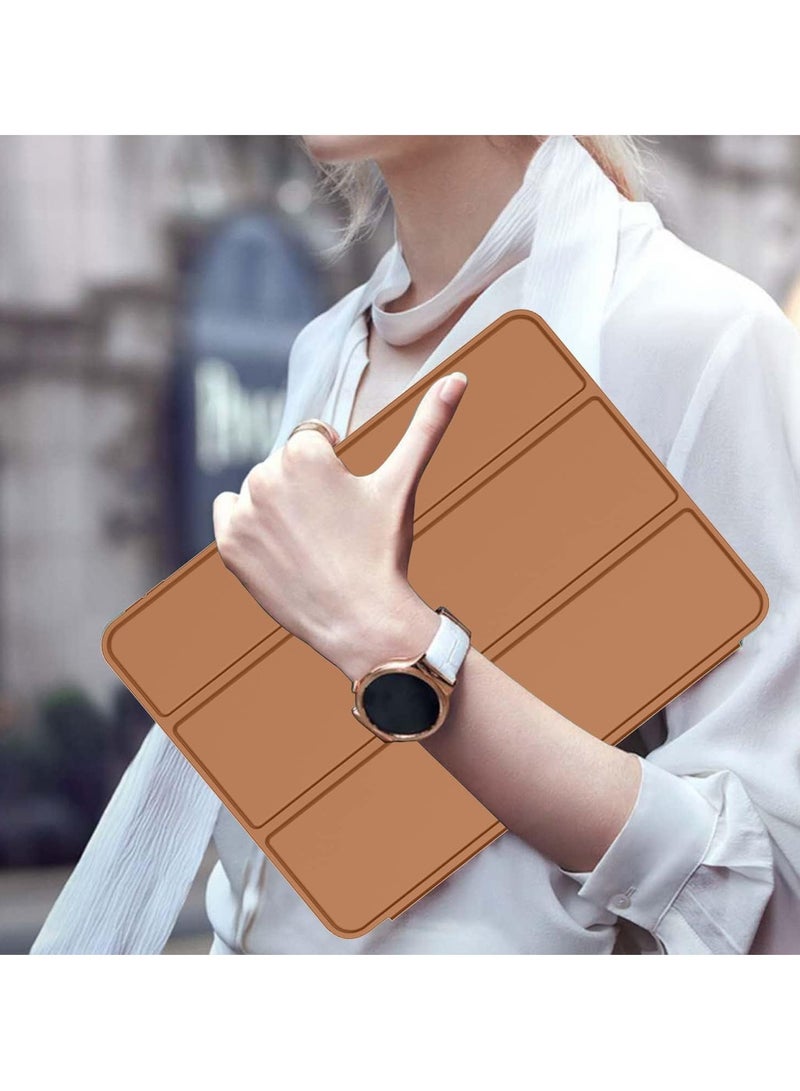 ELTRAZONE Premium Smart Case for iPad Air 6th Gen 11-Inch (2024), 5th Gen & 4th Gen 10.9-Inch (2022/2020) - Supports Touch ID, Auto Wake/Sleep, Brown - Image 5