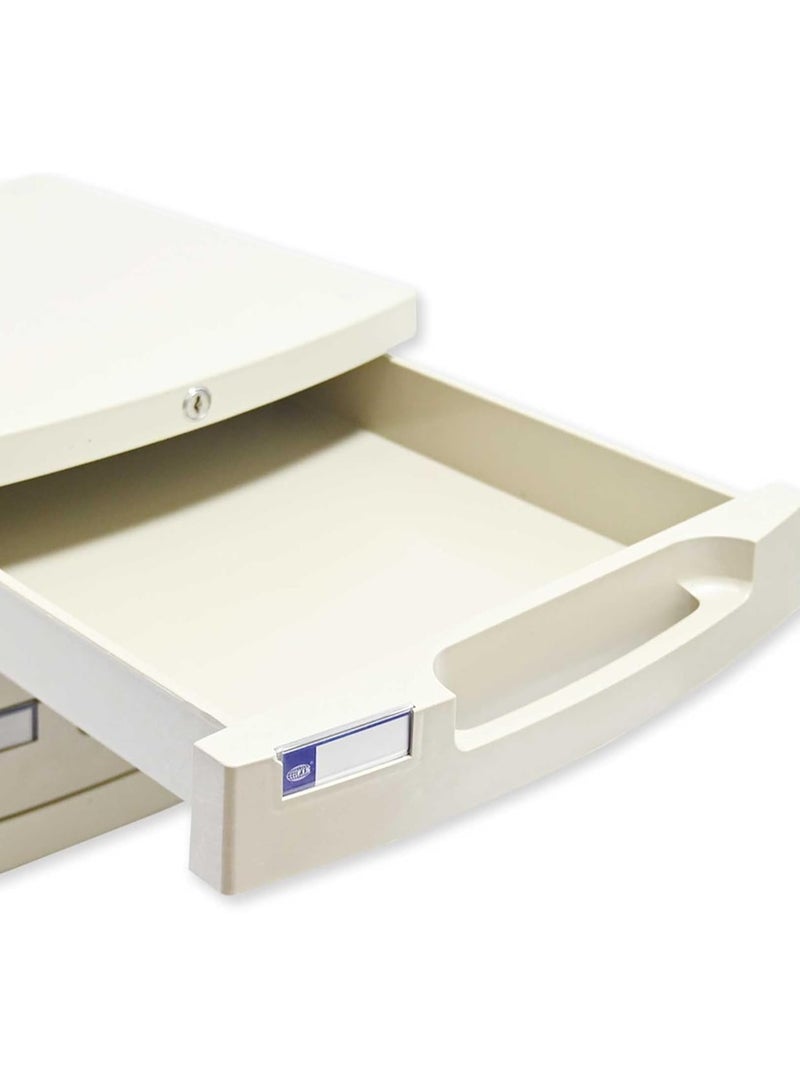 FIS File Cabinet (Plastic) With key, 3 Drawers - FSOTUS-32K - Image 3