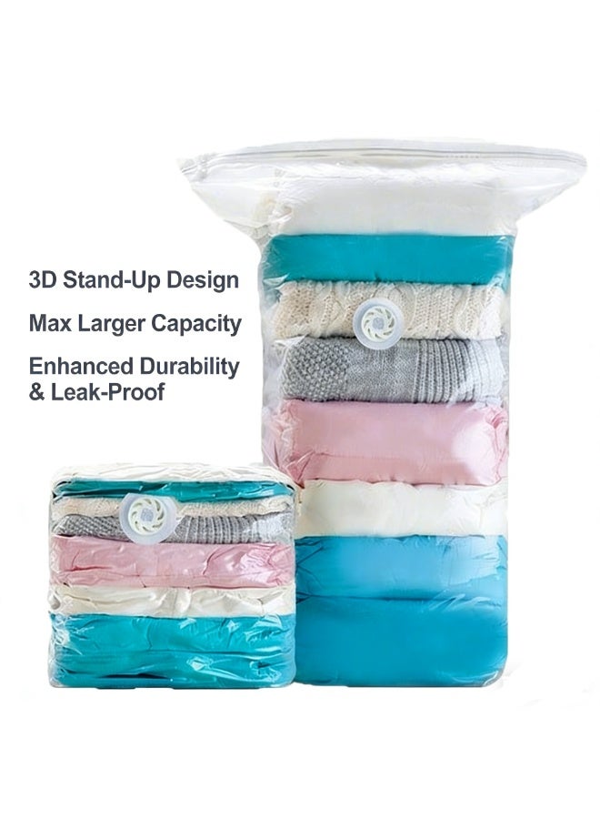سوسيتي كيس توفير المكان فالفضاء، تحديث جديد كيس فراغ ثلاثي الأبعاد، كيس فراغ مقاوم للرطوبة والتسرب ديال الهواء، كيس تخزين موفر للمكان، أكياس تخزين مضغوطة - Image 1