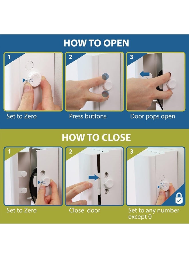 Wappa Baby Power Strip Cover and Outlet Cover Box, Proof and Electrical Outlets.With Patented Double Lock, Protect Little Hands and Fingers - Image 3