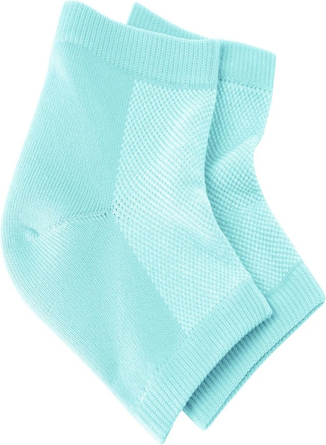 EVIZIA Silicone Gel Heel Socks for Dry, Cracked Heels | Foot Care Cushion with Spa Botanical Gel Pad | Heel Repair Socks for Men & Women - Image 5