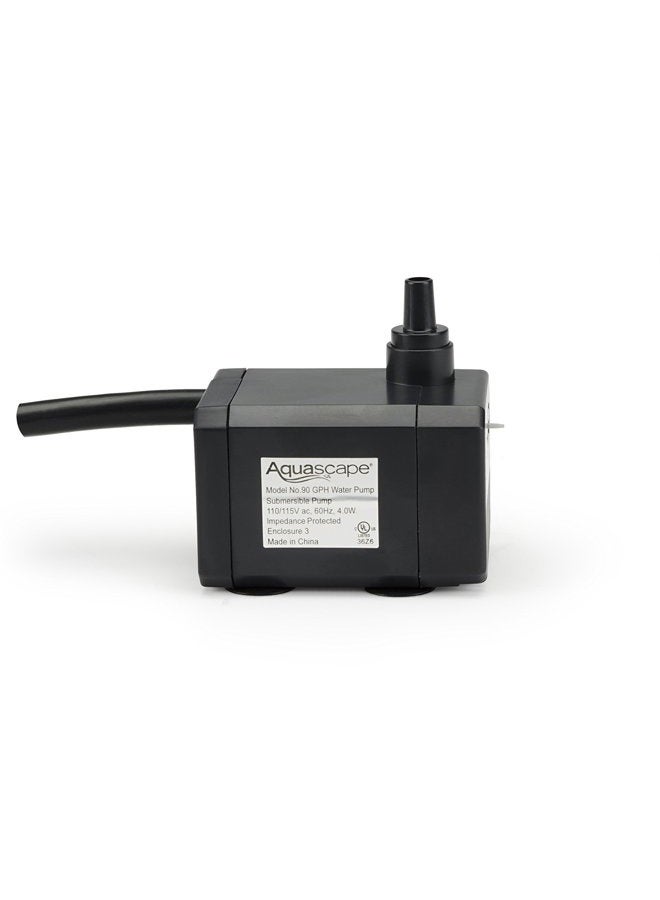 Aquascape Submersible 90 GPH Water Pump for Fountains, Waterfalls, Aquatics and Filters | 91024 - Image 4