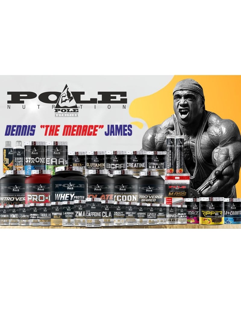 POLE NUTRITION - ZMA 90 Veg Capsules (45 Servings) - Zinc, Magnesium & Vitamin B6 for Muscle Recovery & Sleep Support - Image 1