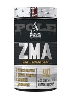 ZMA 90 Veg Capsules (45 Servings) - Zinc, Magnesium & Vitamin B6 for Muscle Recovery & Sleep Support