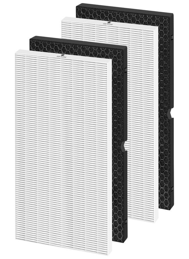 APPLIANCEMATES 116130 Replacement Filter H for Winix 5500-2 AM80 Plasmawave Air Purifier, TRUE HEPA and Activated Carbon Filter by APPLIANCEMATES,2 Combo - Image 1