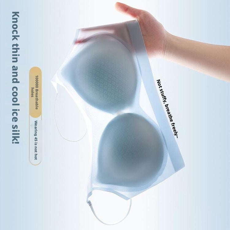 Women's Ultra-thin Seamless Wire-free Bra, Full Coverage, Push-up - Image 2