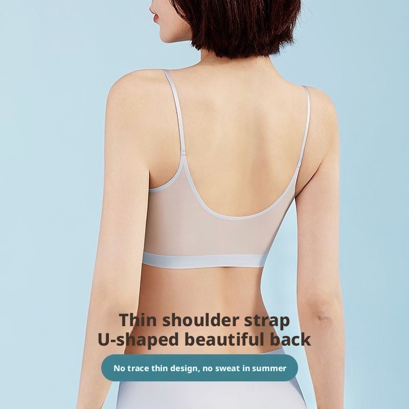 Women's Ultra-thin Seamless Wire-free Bra, Full Coverage, Push-up - Image 1