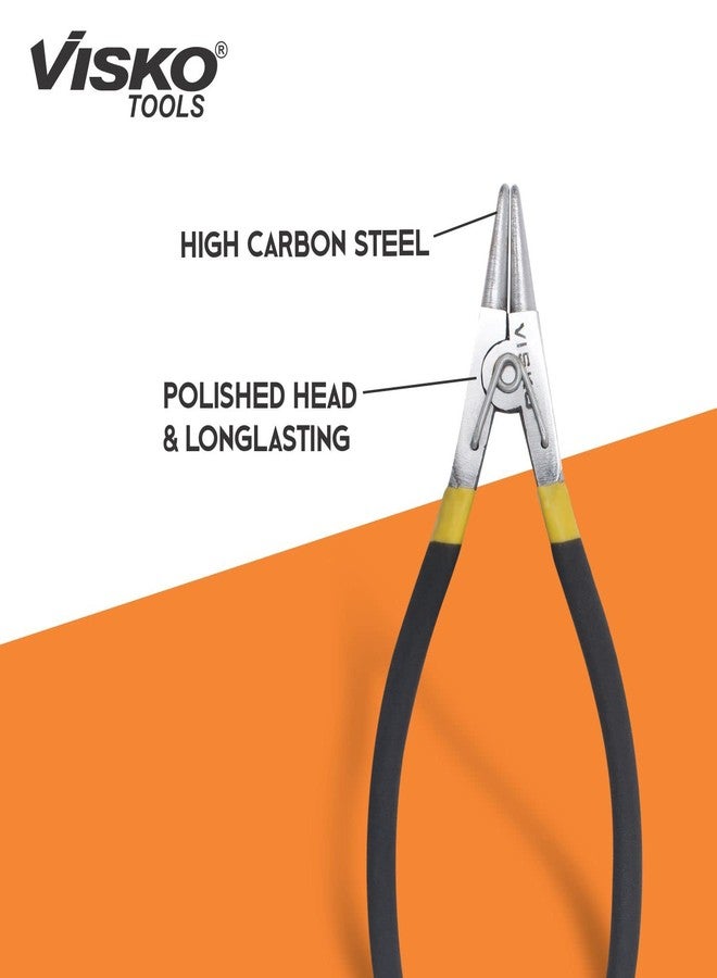 Visko Tools VISKO 219 8" CirClip Plier | External Bend | Cutting player | Cutting plier | Pliers | Pliers for Home | Player Tools | Combination plier | Pliers for electrical Work | Household Appliance | 8 Inches | Multicolor| - Image 4