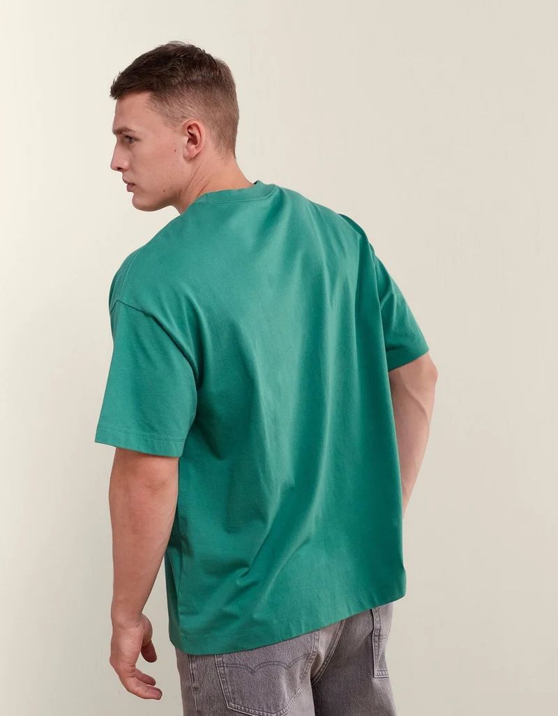 American Eagle  AE Oversized Crewneck T-Shirt  | Best Price UAE