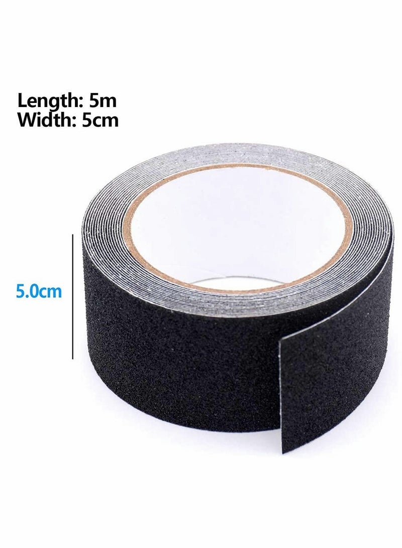 Excefore Non-Slip Tape, Black High Traction Non-Slip Mat, Strong Grip Abrasive Non-Slip Tape  - Image 2