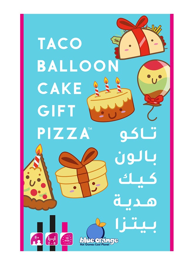 Blue Orange Games Taco Balloon Cake Gift Pizza - Image 1