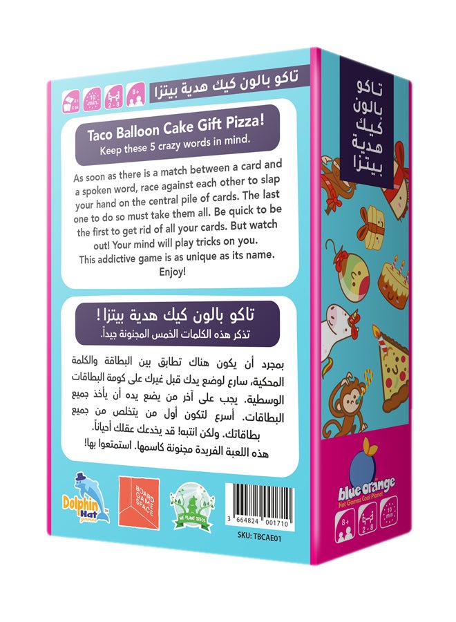 Blue Orange Games Taco Balloon Cake Gift Pizza - Image 4