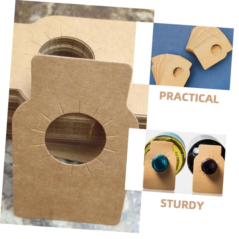 Double Sided Kraft Wine Bottle Tags Reusable 200 Pcs Set For Cellar Organization DIY Personalization - Image 5