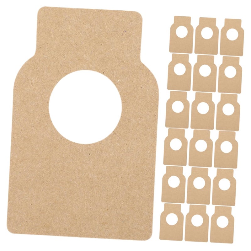 Double Sided Kraft Wine Bottle Tags Reusable 200 Pcs Set For Cellar Organization DIY Personalization - Image 2