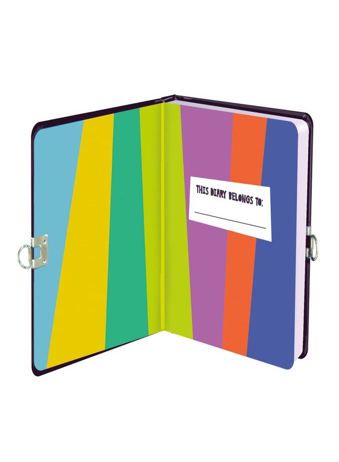 Peaceable Kingdom 6.25" Lock and Key, Lined Page Diary for Kids - Be Kind - Image 2