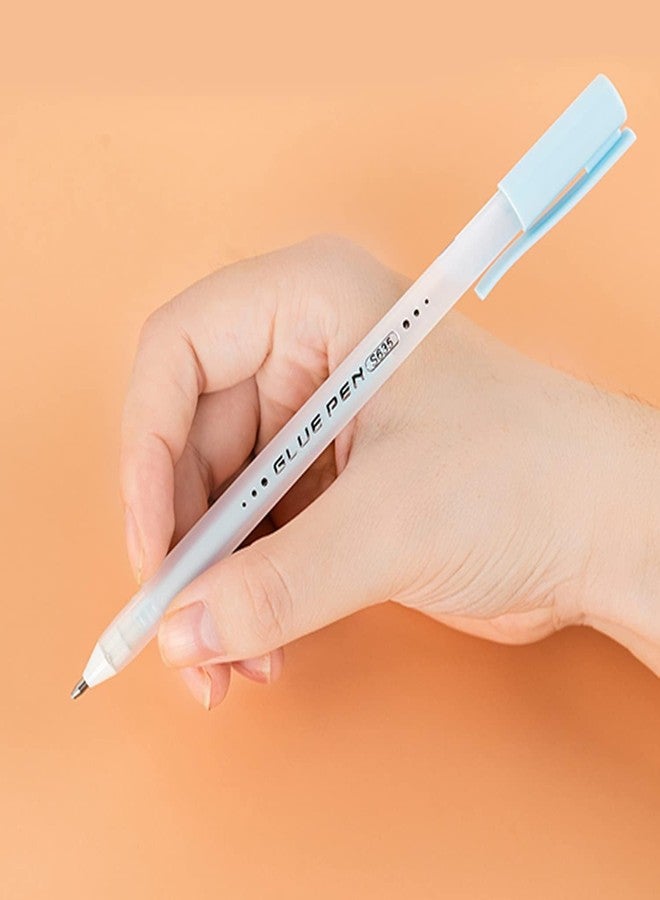 Rexez 3 Pcs Quick Dry Glue Pens Set - Scrapbooking, Papercraft, Fabric & Handmade Stationery Adhesive Pens - Image 2
