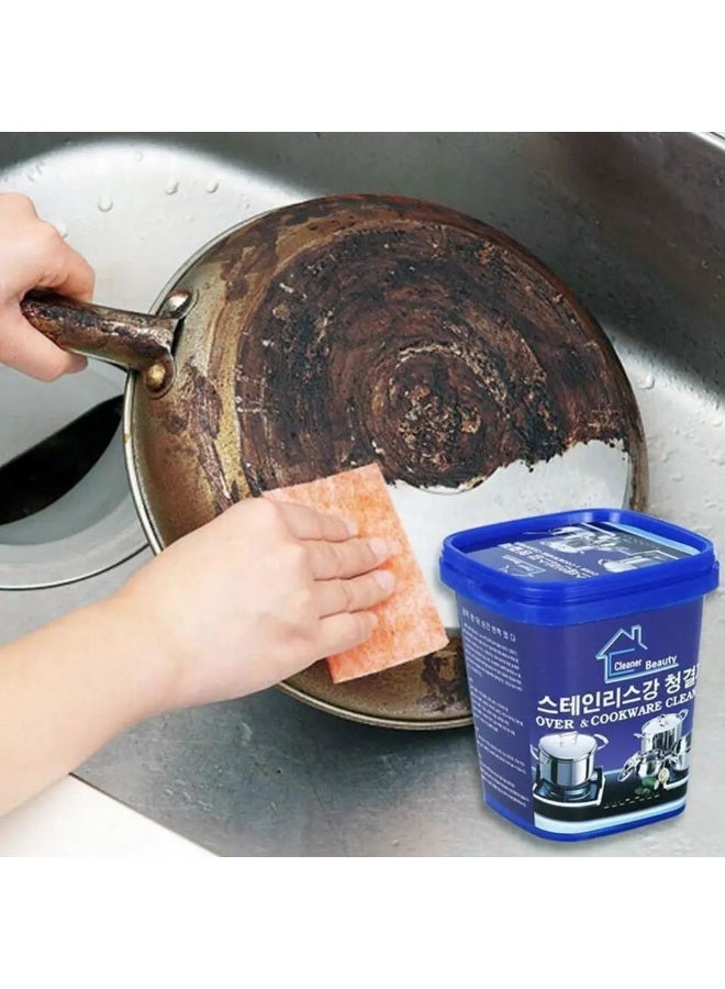 معجون تنظيف أواني الطبخ المصنوعة من الفولاذ المقاوم للصدأ. معجون تنظيف الغسيل - Image 5