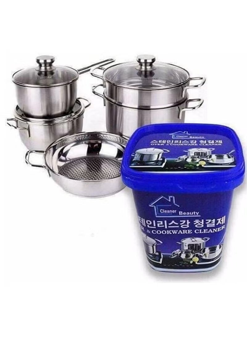 معجون تنظيف أواني الطبخ المصنوعة من الفولاذ المقاوم للصدأ. معجون تنظيف الغسيل - Image 1