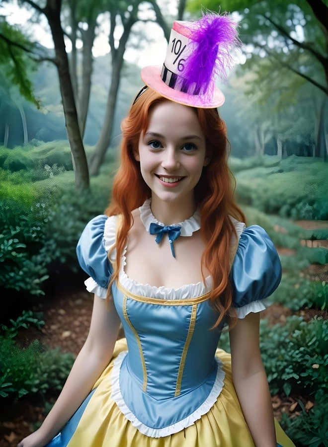 Huachi Devil Horns Headband Red Devil Horn Halloween Headbands, Glitter Halloween Devil Costume for Women Men, Red - Image 2