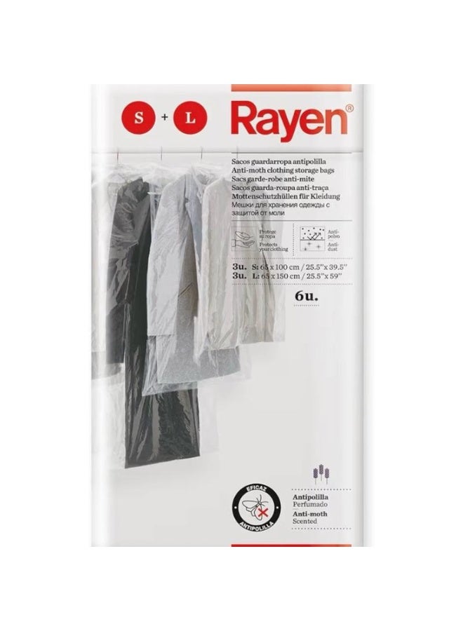 ريان أكياس تخزين الملابس المقاومة للعث من راين – حماية فعالة للملابس مع رائحة منعشة – 6048.01. - Image 1