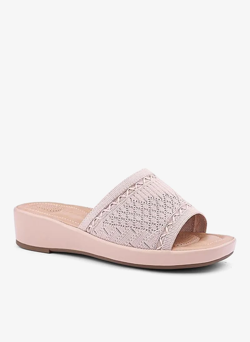IconStyle Crystal Embellished Slip-On Sandals