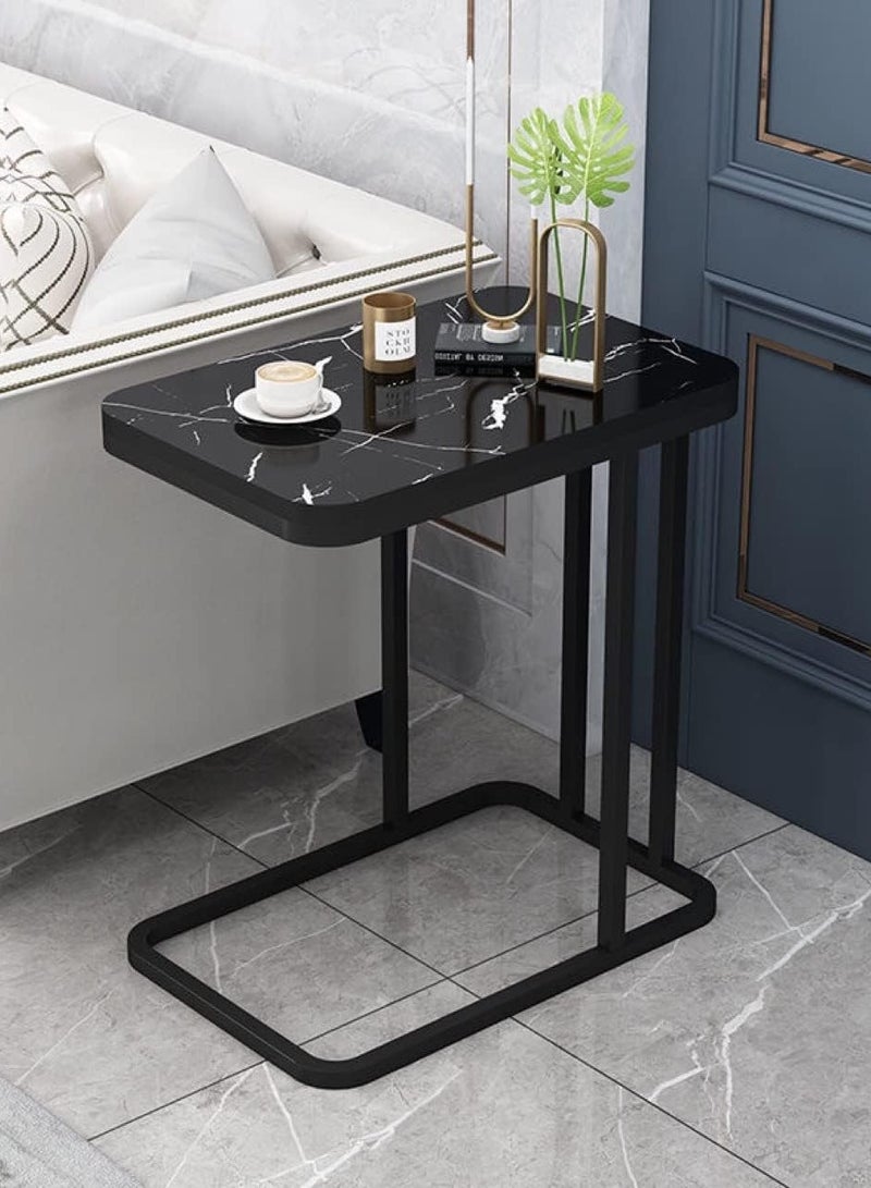 DubaiGallery طاولة صغيرة حديثة فاخرة خفيفة لغرفة المعيشة في شقة صغيرة، أثاث خشبي مبتكر متعدد الوظائف - Image 3