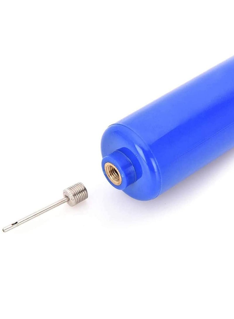 Portable Air Pump, Sports Ball Tool Inflator Ball Pump with 7 Pcs Needles, 1 Pcs Valve Adapter and 1 Pcs Air Hose for Football Basketball Volleyball Rugby Balloons Swim Inflatables Blue - Image 5