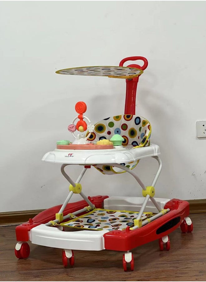 kiddoz Baby Walker - Red 