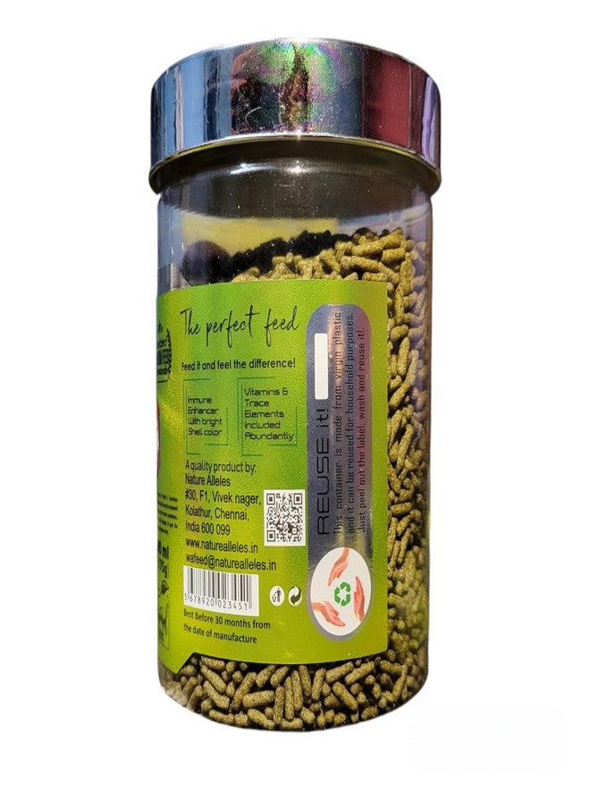 Nature Alleles WA Turtle Tortoise Nutrafeed Floating Sticks | Immune Enhancer with Bright Shell Color | Aquawiz India (175gm) - Image 2