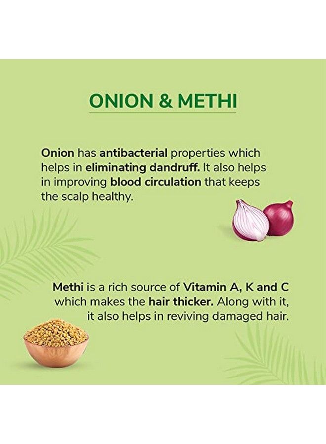 Nyle Naturals Anti Dandruff 2 In1 Shampoo With Active Conditioner With Onion And Methi Gentle And Soft Shampoo Ph Balanced And Paraben Free For Men And Women 400Ml - Image 5