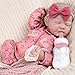 Aori Lifelike Reborn Baby Dolls 20 Inch Ultra Realistic Sleeping Girl Newborn Baby Doll with Weighted Body for Cuddling Poseable Vinyl Doll Includes Accessories for Collectors Kids 3 - Image 4
