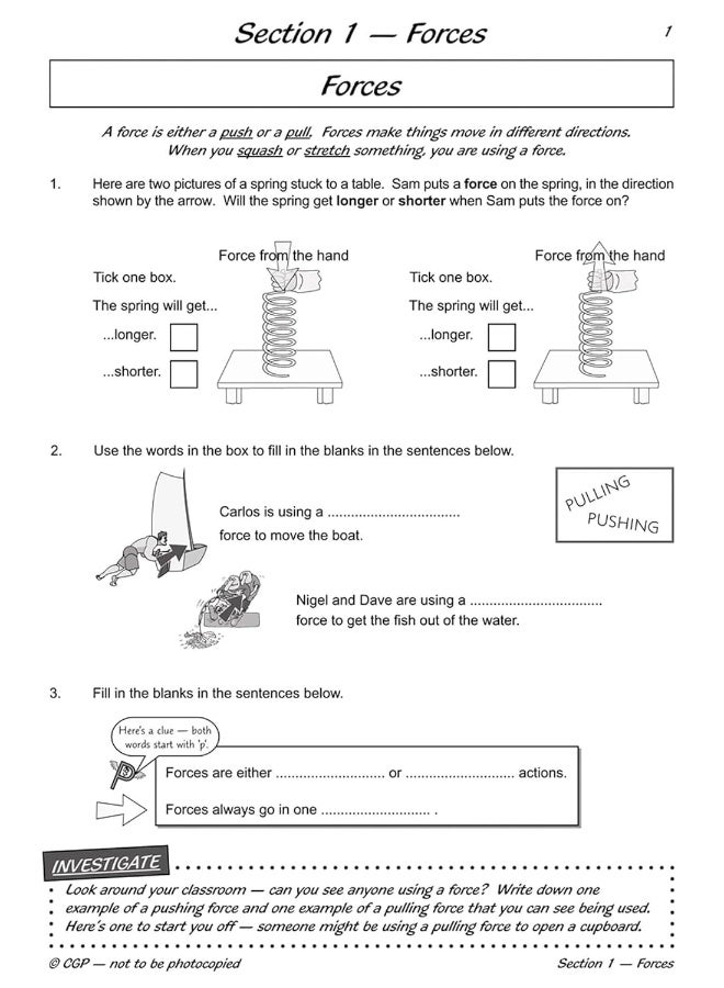 KS2 Science Year Five Workout: Forces Mechanical Devices  - Image 4