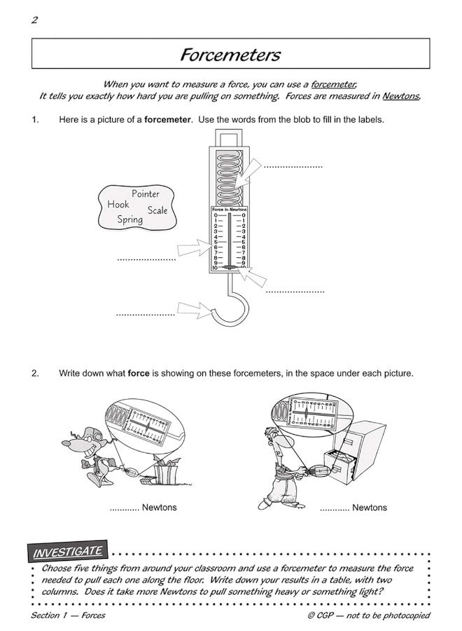 KS2 Science Year Five Workout: Forces Mechanical Devices  - Image 5