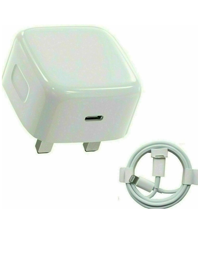 2 PACK iPhone 13 12 11 Pro Mini XR XS MAX Fast Charging USB-C PD Plug Charger Cable - Image 3