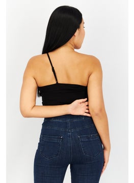 BB Dakota by Steve Madden Women Plain Sleeveless Bodysuit, Black  - Image 2