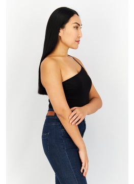 BB Dakota by Steve Madden Women Plain Sleeveless Bodysuit, Black  - Image 4