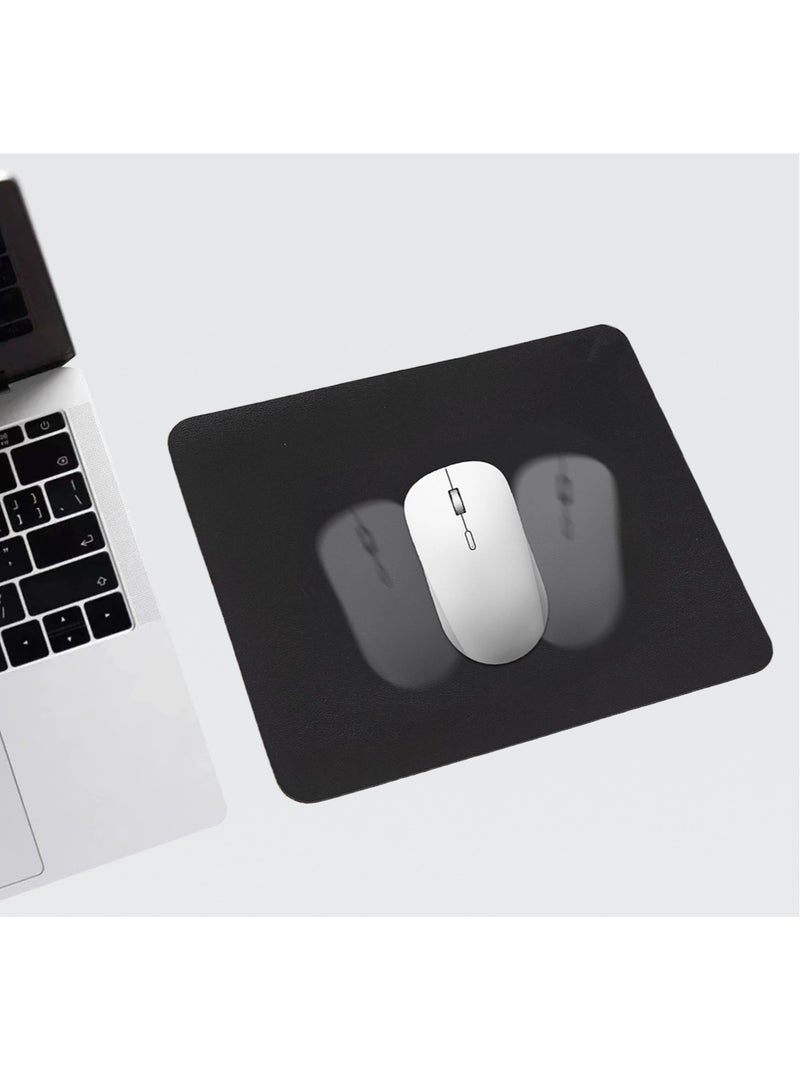Mouse Pad, Anti-Slip, Scratch-Proof, and Waterproof, Suitable for Gaming/Work/Study, Black, 20*24cm - Image 1