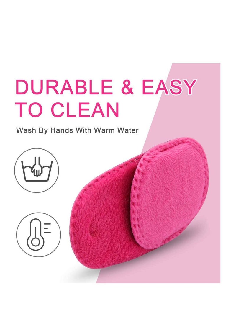 4 حزمة من أغطية العيون للأطفال للفتيات الفتيان حول العينين كسول للأطفال علاج الحول وغطاء كامل بعد العملية الجراحية الوردي - Image 2