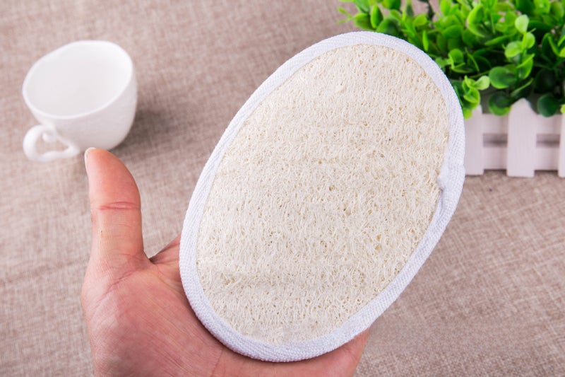 Natural loofah sponge long strip back towel old dry tendon loofah Luo cleaning bath towel back bath cross-border bath towel(Loofah sponge) - Image 1