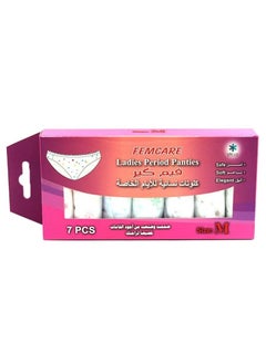 FEMCARE Ladies Period Panties One-Time Use 7 Pcs M 