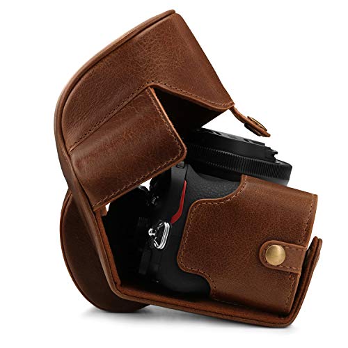 MegaGear MG1814 Ever Ready Genuine Leather Camera Case Compatible with Nikon Z50 (16-50mm) - Brown - Image 3