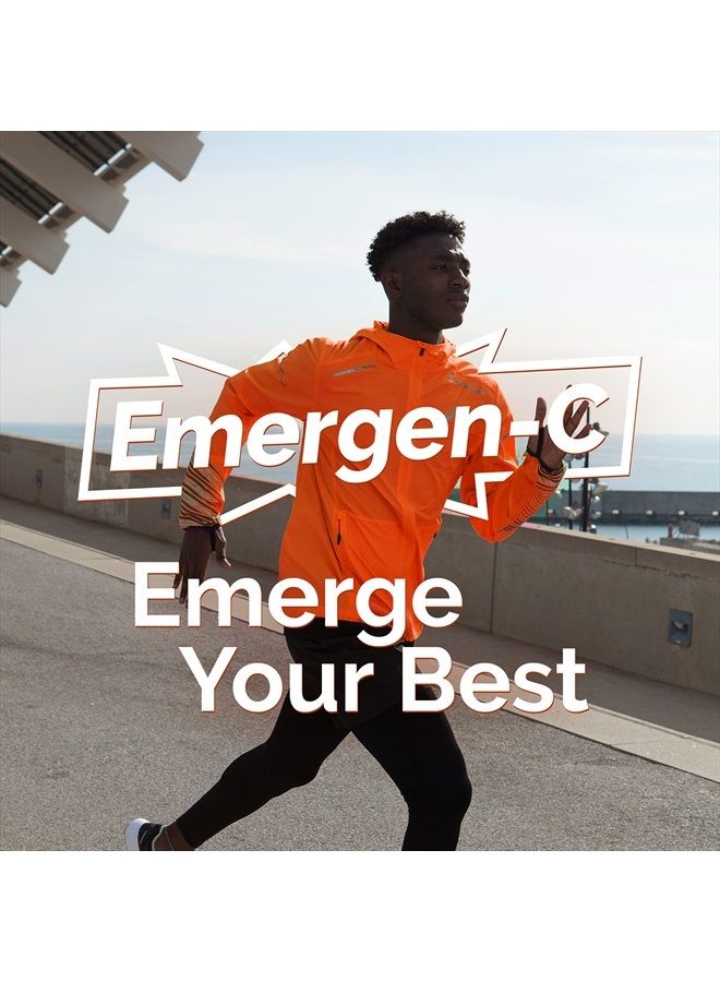 Emergen-C مشروب فوار بنكهة الحمضيات والزنجبيل، الكركم والزنجبيل، دعم المناعة، نكهات طبيعية مع فيتامين سي عالي الفعالية، 18 حبة - Image 3