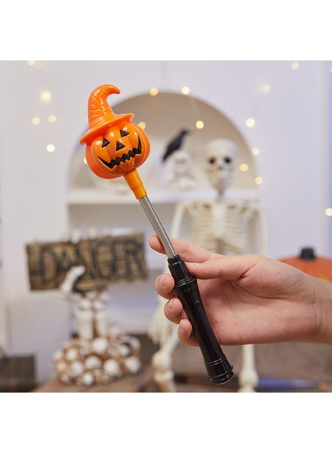 نيبمينينت مصباح قرع LED قابل للتدوير - ديكور أساسي لأجواء الحفلات في الهالوين