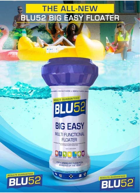Blu52 Big Easy Multi-Functional Floating Swimming Pool Chemical Dispenser 1.6 KGs