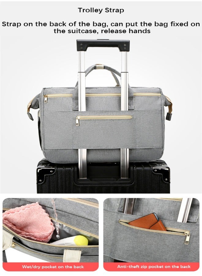 بيلانينا حقيبة ظهر للأطفال بسعة كبيرة 3 في 1 مع مهد - Image 5