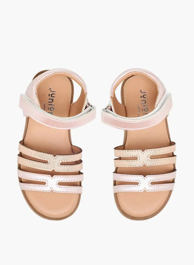 JUNIORS Girls Hook & Loop Sandals
