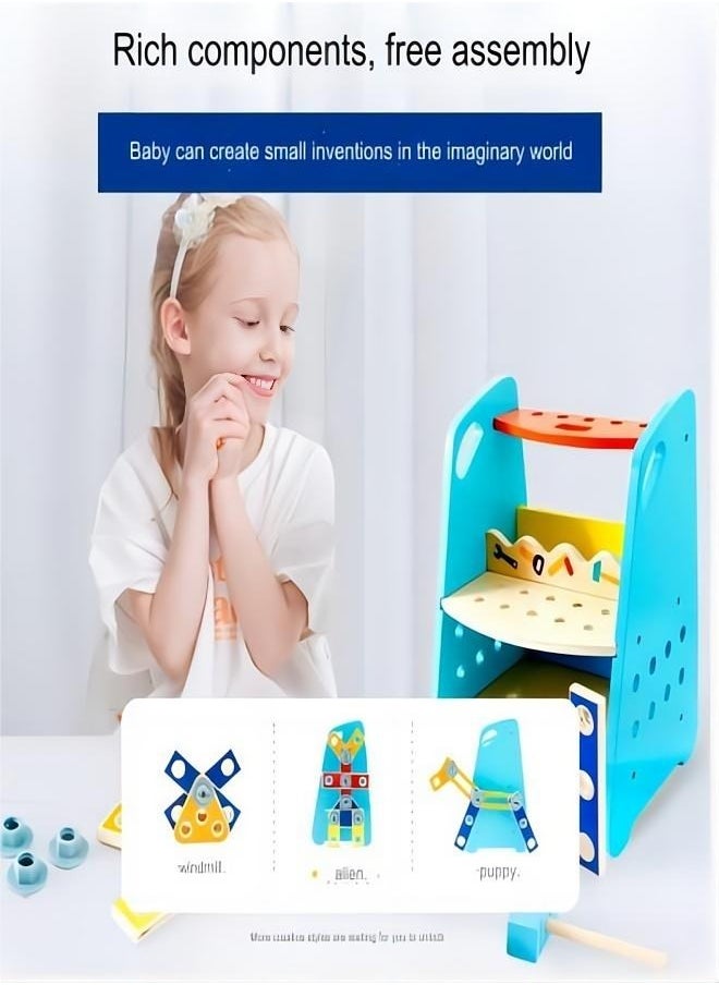 5 Simulated Children’S Toolboxes Multifunctional Assembly Workbench Toys ABS Environmentally Friendly Plastic
